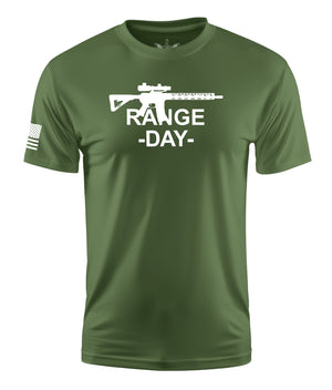 Special Range Day Short Sleeve Shirt Apparel and Accessories Military Green Cotton