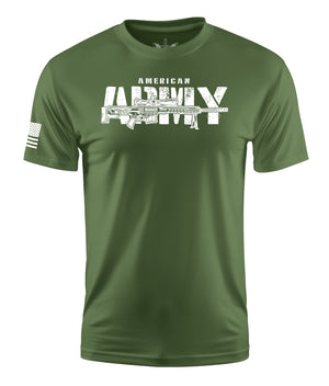American Army Short Sleeve Shirt Apparel and Accessories Military Green Cotton