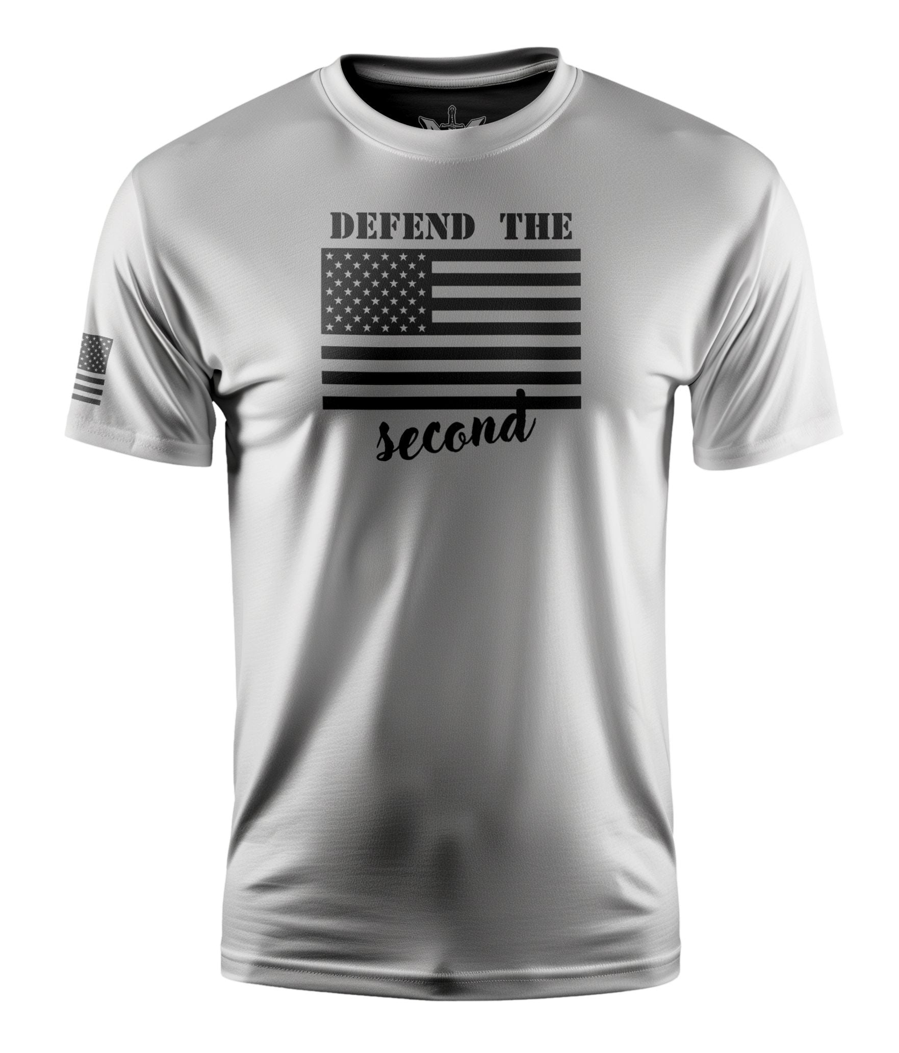 Defend The Second Short Sleeve Shirt Apparel and Accessories White Cotton