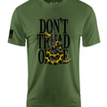 Don't Tread On Me Short Sleeve Shirt in apparel & accessories, and it comes in military green, tan.
