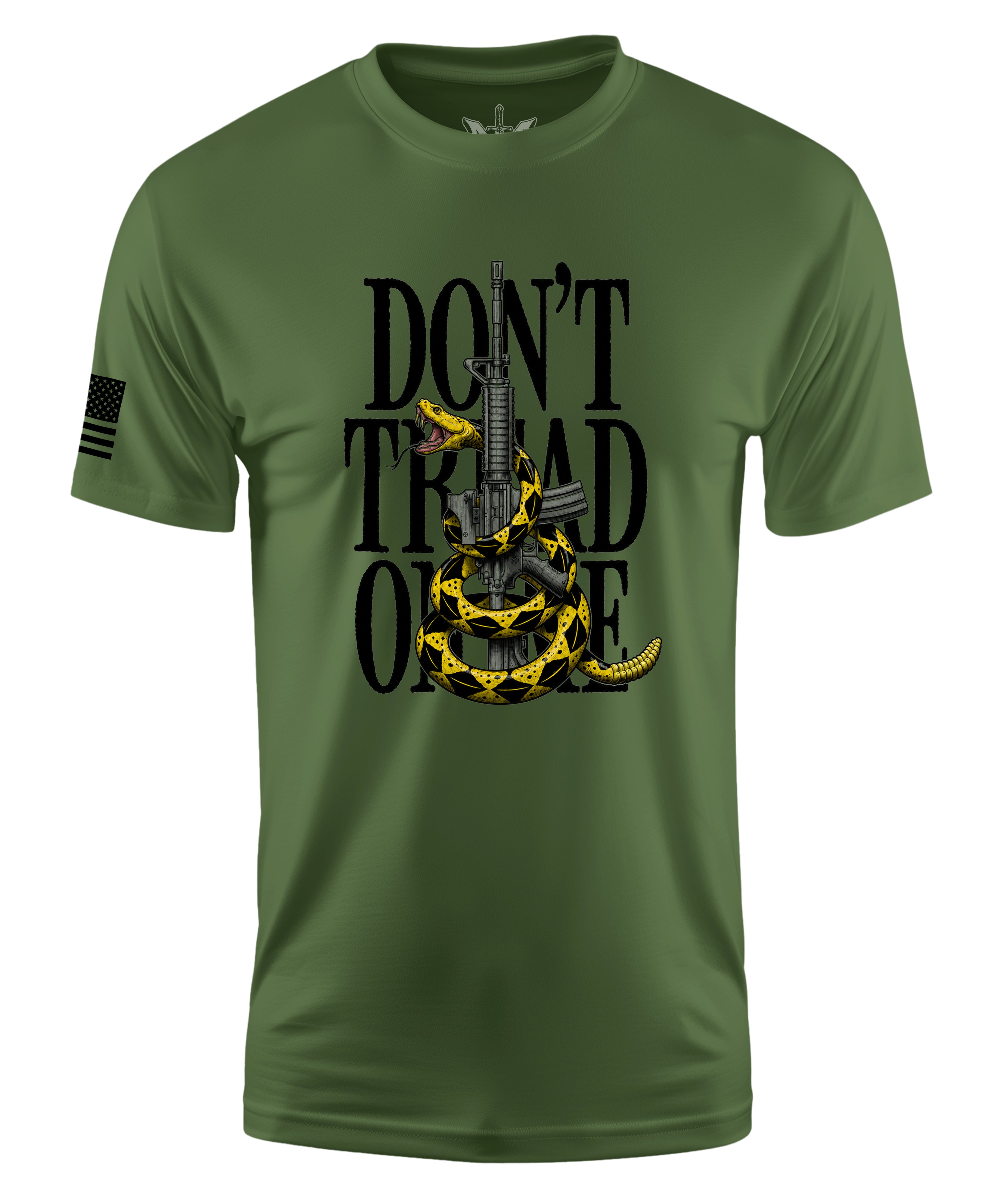 Don't Tread On Me Short Sleeve Shirt in apparel & accessories, and it comes in military green, tan.