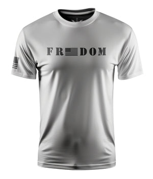 Freedom Short Sleeve Shirt Apparel and Accessories White Cotton