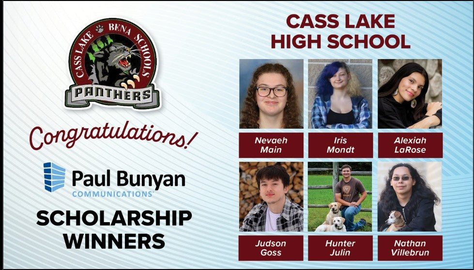Nevaeh Main Cass Lake High School scholarship winners